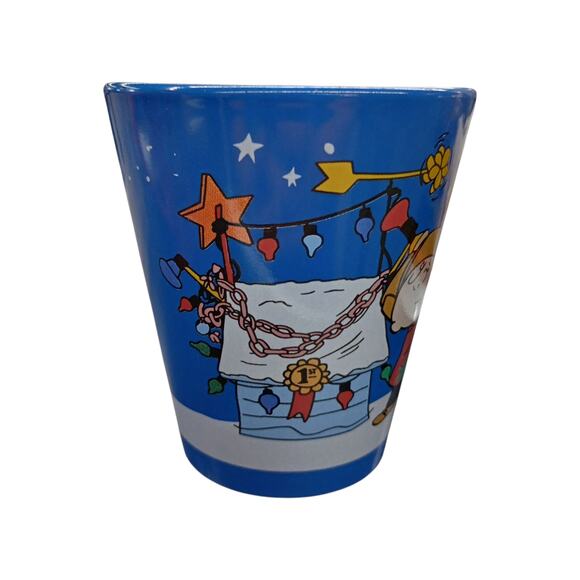 Set of 2 Peanuts Charlie Brown Gang Christmas Mug Coffee Cup Zak Designs Snoopy - Picture 5 of 12